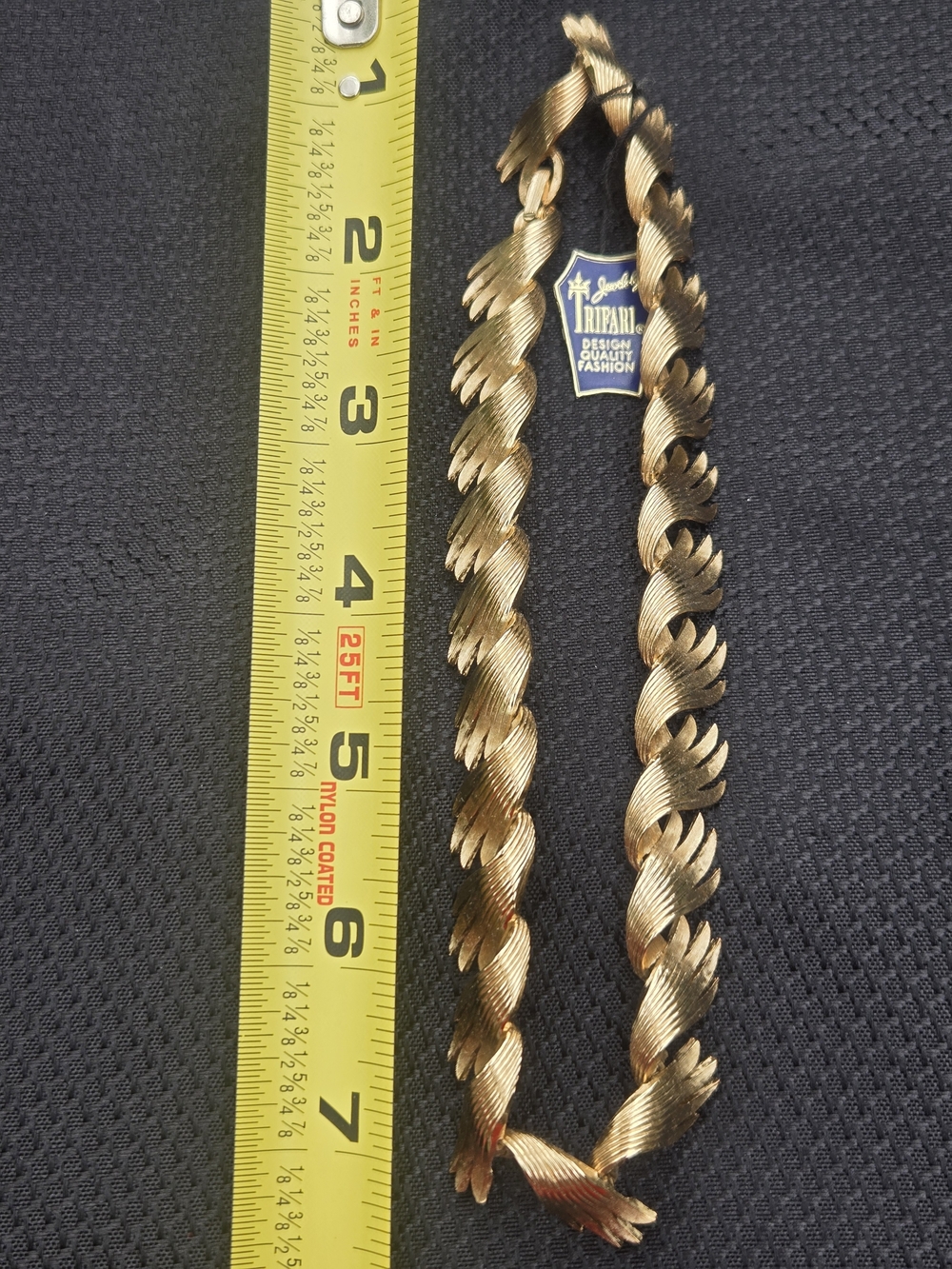 Vtg. Trifari Necklace W/original Tag.